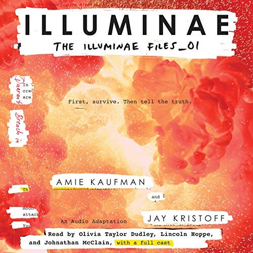 Amie Kaufman, Jay Kristoff, Olivia Taylor Dudley, Lincoln Hoppe, Johnathan McClain, Kimberly Farr, Donnabella Mortel, Matthew Frow, Ryan Gesell, Sile Bermingham, Beata Pozniak, Jolene Kim, Emma Bering, Full Cast: Illuminae (AudiobookFormat, 2015, Listening Library (Audio))