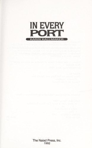 Karin Kallmaker: In every port (1989, Naiad Press)
