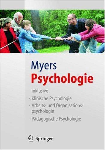 David G. Myers: Psychologie (Hardcover, German language, 2004, Springer)