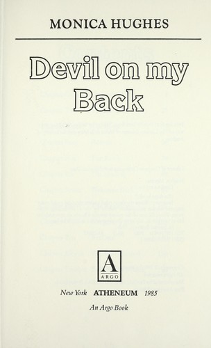 Monica Hughes : Devil on my back (1985, Atheneum)