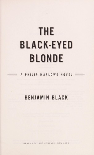 Benjamin Black: The black-eyed blonde (2014)