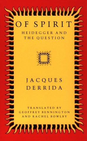 Jacques Derrida: Of Spirit (Paperback, University Of Chicago Press)