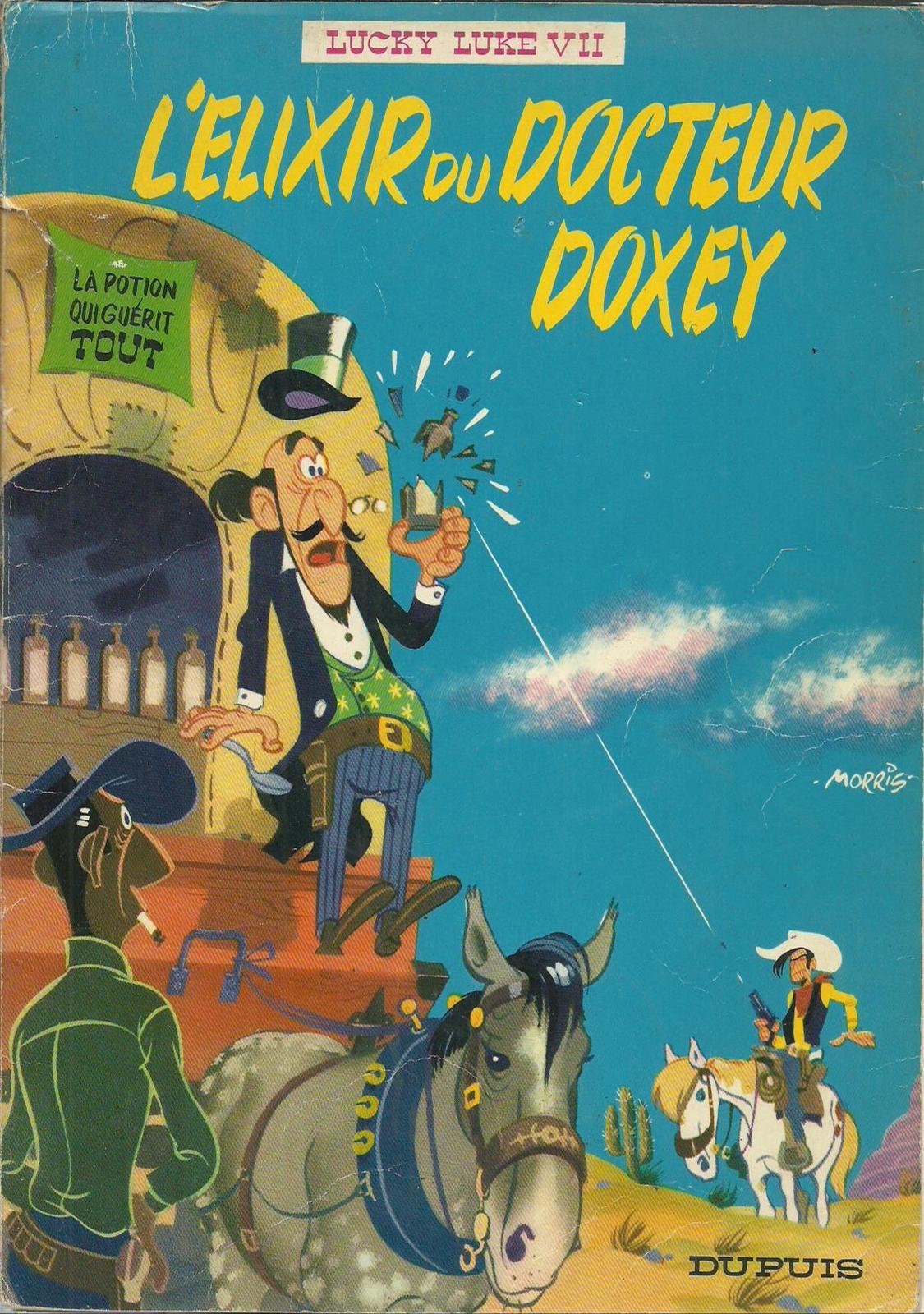 Morris: L'Élixir du Docteur Doxey (French language, 1969, Dupuis)