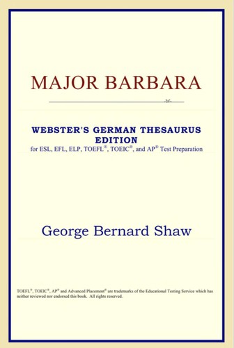 Bernard Shaw: Major Barbara (2005, ICON Classics)