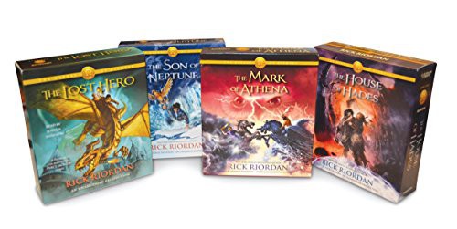 Rick Riordan: The Heroes of Olympus Books 1-4 CD Audiobook Bundle : Book One : The Lost Hero; Book Two : The Son of Neptune; Book Three : The Mark of Athena; Book Four (AudiobookFormat, 2014, Listening Library)