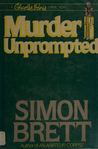 Simon Brett: Murder unprompted (1982, Scribner)