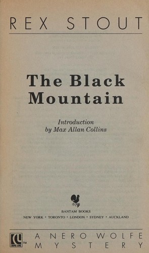 Rex Stout: The black mountain (Paperback, 1993, Bantam Books)