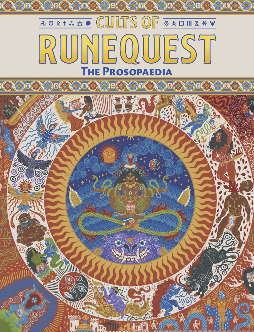 Jeff Richard, Sandy Petersen, Greg Stafford: Cults of RuneQuest: The Prosopaedia (Hardcover, Chaosium)