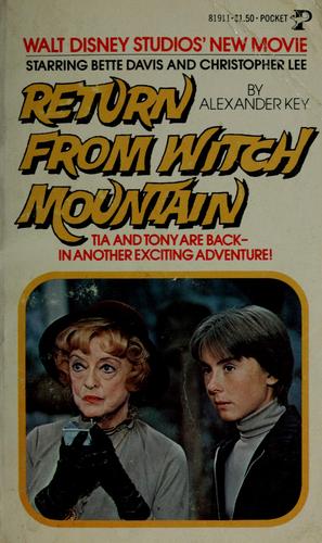Alexander Key: Return from Witch Mountain (Paperback, 1978, Kangaroo Books)
