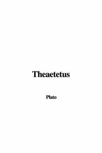 Platone: Theaetetus (Paperback, 2005, IndyPublish.com)