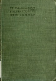 Elizabeth von Arnim: The Solitary Summer (Hardcover, Macmillan and Co. Limited)