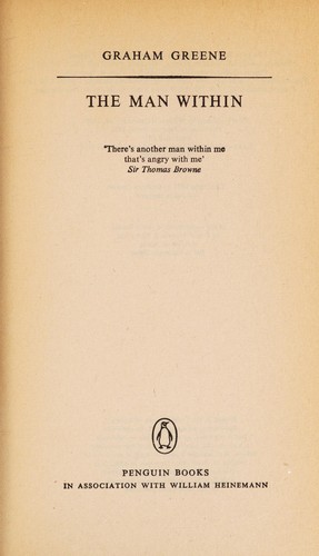 Graham Greene: The man within. (1971, Penguin)