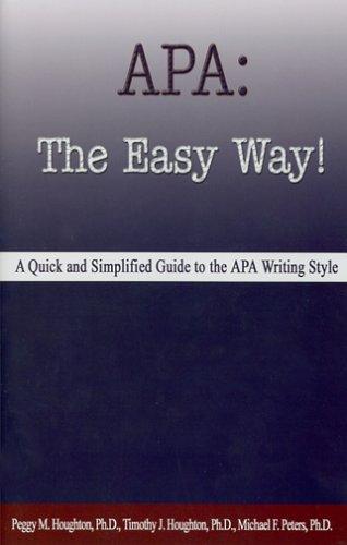 Peggy M. Houghton, Timothy J. Houghton: APA (Paperback, 2007, Baker College)
