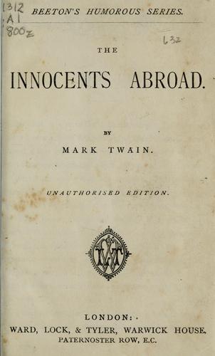 Mark Twain: The innocents abroad (1800, Ward, Lock & Tyler)