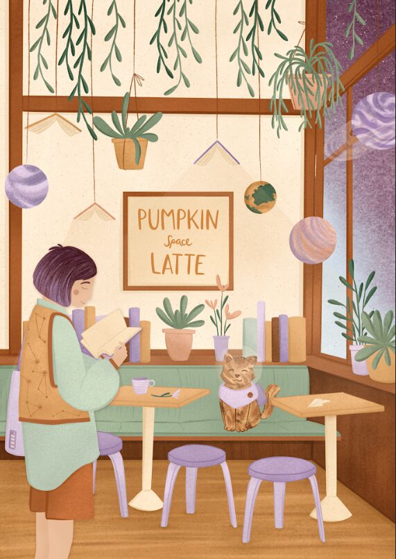 Celia Corral-Vázquez, Lola Robles, Rebeca García-Cabañas, Laura Guiomar (ilustradora): Pumpkin Space Latte (Paperback, Español language, 2023, Asociación Cultural Astromelia)