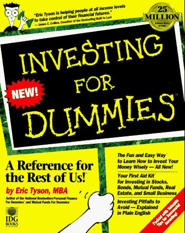 Eric Tyson: Investing for dummies (1996, IDG Books Worldwide)