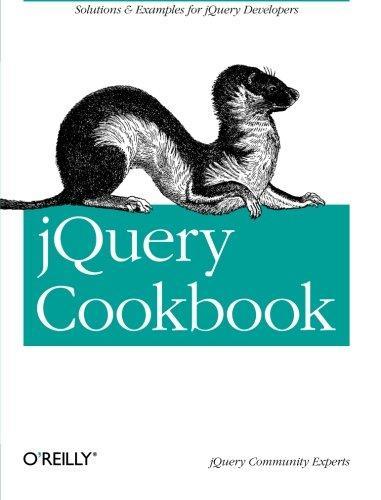 Cody Lindley: jQuery Cookbook (2009)