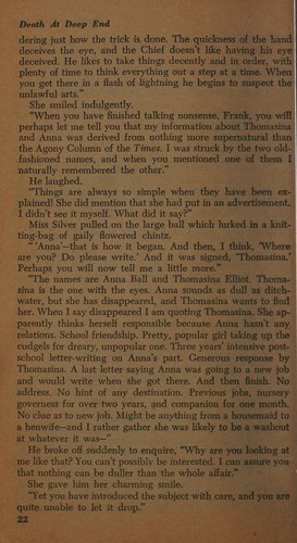 Patricia Wentworth: "Anna, where are you?" (1951, Lippincott)