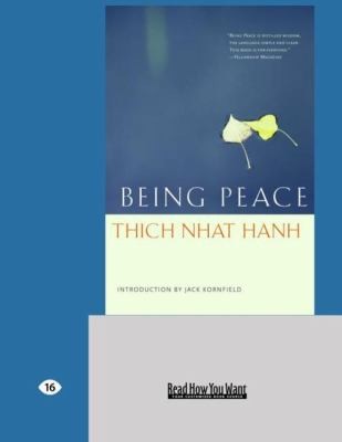 Jane Goodall, Thích Nhất Hạnh: Being Peace Easyread Large Edition (2008, ReadHowYouWant)