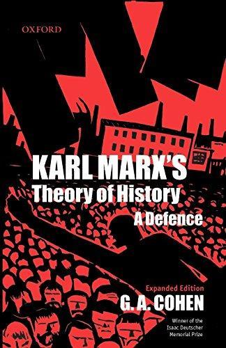 Gerald Cohen: Karl Marx's theory of history : a defence (2000)