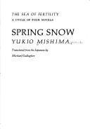 Yukio Mishima: Spring snow (1972)