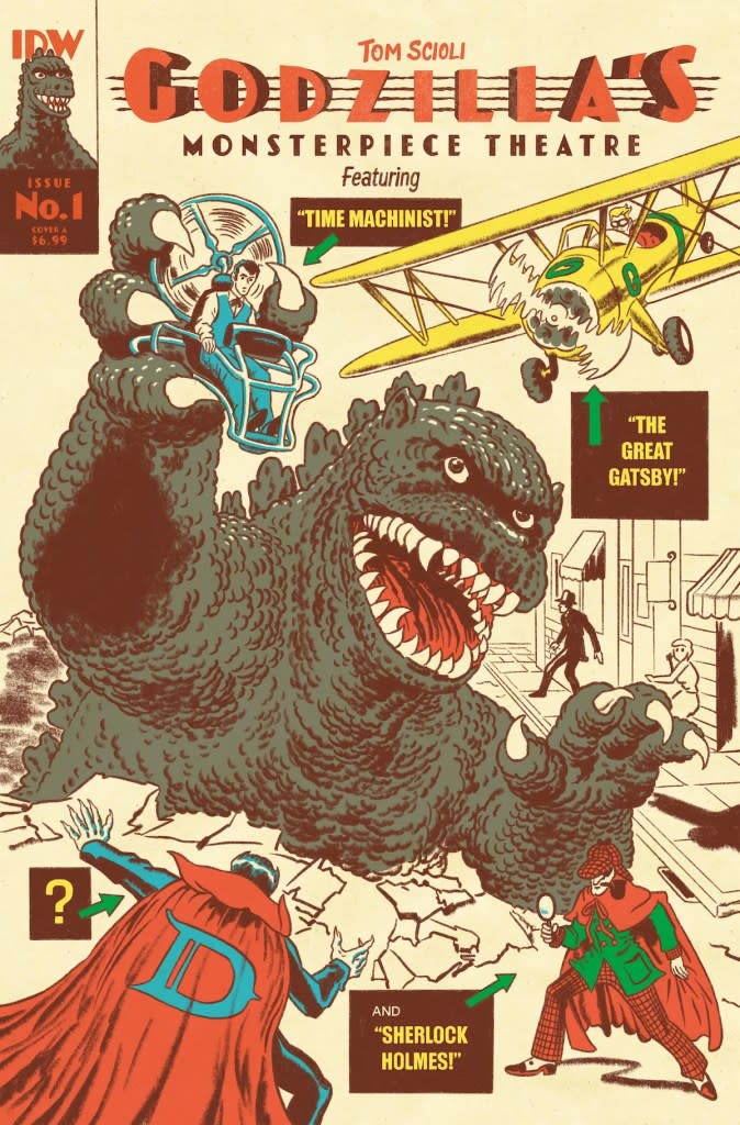 Tom Scioli: Godzilla's Monsterpiece Theatre (2025, Idea & Design Works, LLC)