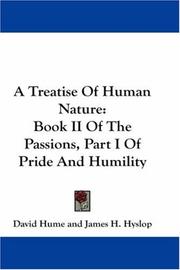 David Hume: A Treatise Of Human Nature (2007, Kessinger Publishing, LLC)