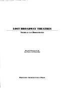 Nicholas Van Hoogstraten: Lost Broadway theatres (1991)