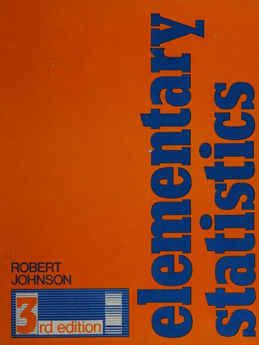 Robert Russell Johnson: Elementary statistics (1980, Duxbury Press)