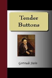 Gertrude Stein: Tender Buttons (2007, NuVision Publications)