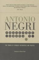 Antonio Negri: The savage anomaly (1991, University of Minnesota Press)