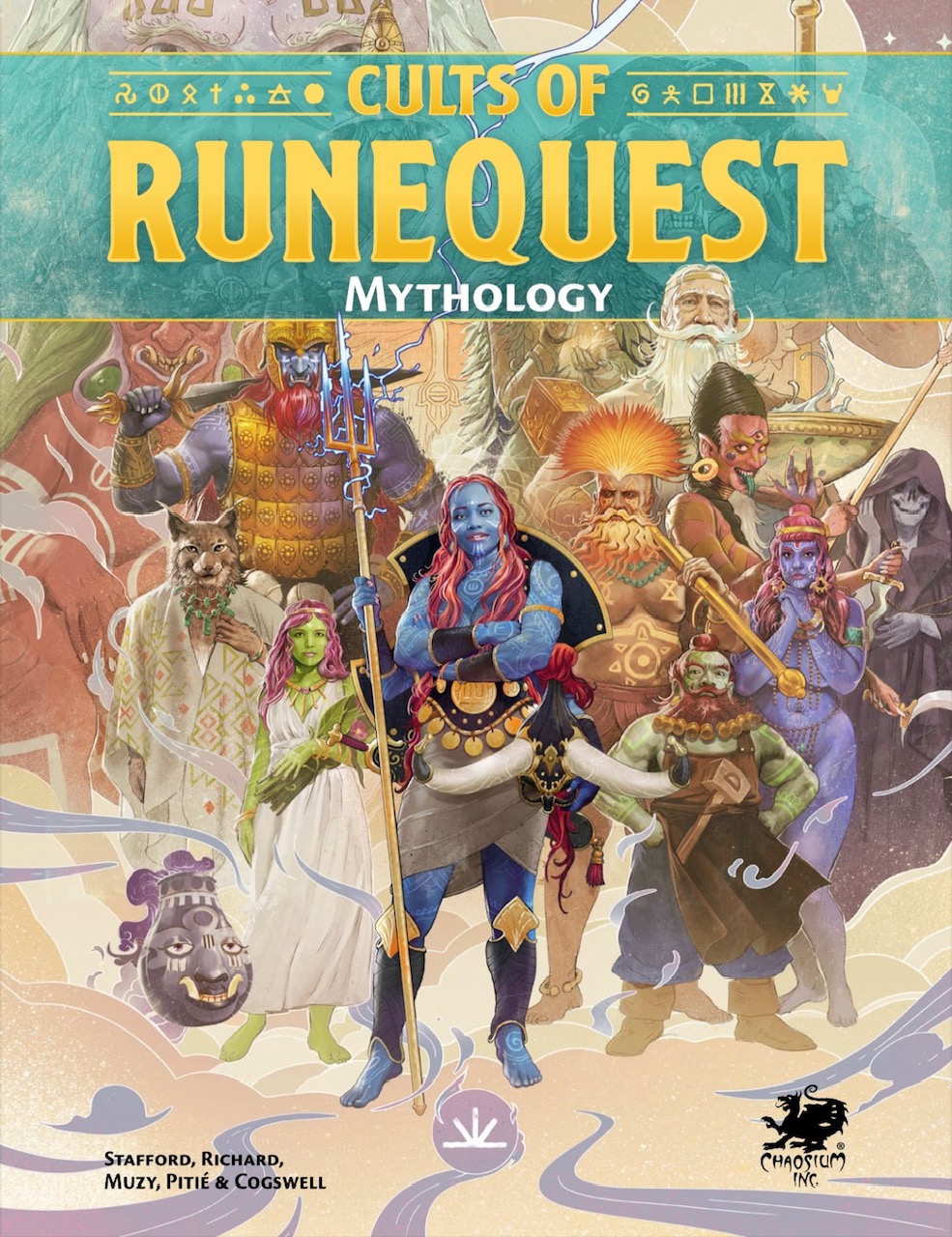 Jeff Richard, Greg Stafford: Cults of RuneQuest: Mythology (Hardcover, english language, Chaosium)