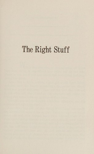 Tom Wolfe: Right Stuff (Paperback, 2005, imusti, Vintage Books USA)