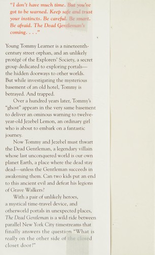 Matthew Cody: The Dead Gentleman (2011, Alfred A. Knopf)