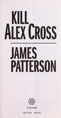 James Patterson: Kill Alex Cross (2012, Vision)