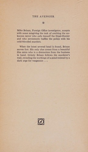 Edgar Wallace: The avenger (1973, Arrow Books)