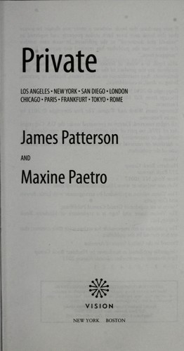 James Patterson: Private (2011, Vision)