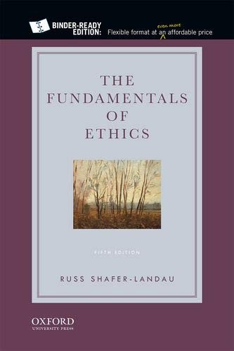 Russ Shafer-Landau: Fundamentals of Ethics (2020, Oxford University Press, Incorporated, Oxford University Press)