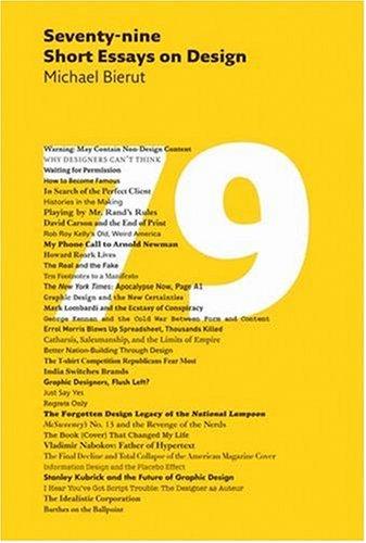 Michael Bierut: Seventy-nine Short Essays on Design (Hardcover, 2007, Princeton Architectural Press)