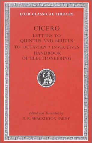 Cicero, D. R. Shackleton Bailey: Cicero (2002, Loeb Classical Library)