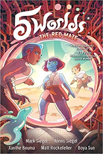 Matt Rockefeller, Mark Siegel, Boya Sun, Alexis Siegel, Xanthe Bouma: The red maze (GraphicNovel, 2019, Random House)