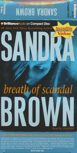 Sandra Brown: Breath of Scandal (AudiobookFormat, 2008, Brilliance Audio on CD Value Priced)