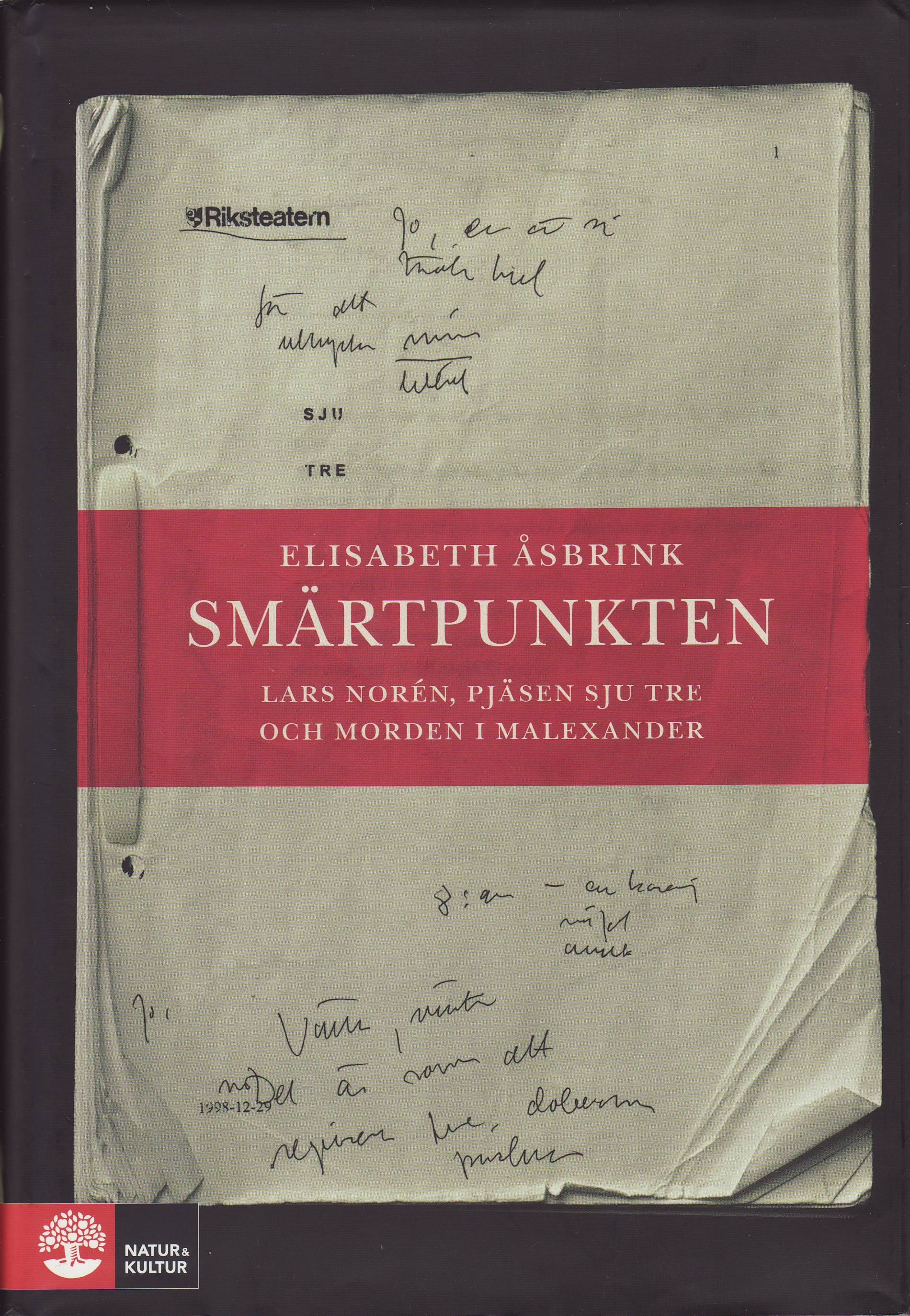 Elisabeth Åsbrink: Smärtpunkten (Swedish language, 2009, Natur & Kultur)