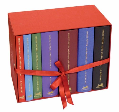 J.K. Rowling: Deluxe Harry Potter UK/Bloomsbury Publishing Vol 1-7 Boxed Set (The Complete Harry Potter Collection) (Hardcover, 2007, Bloomsbury Publishing PLC, UK)