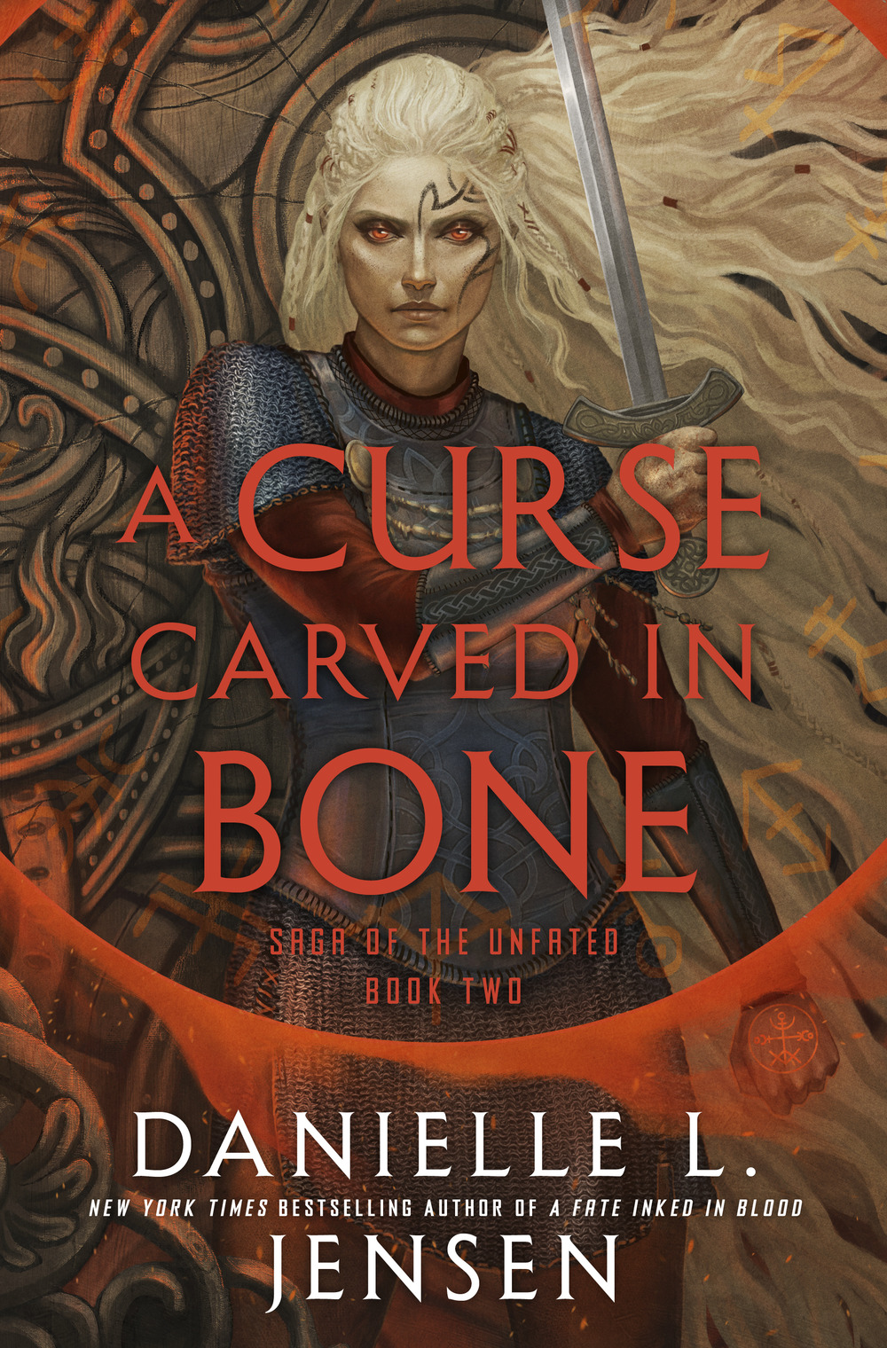 Danielle L. Jensen: A Curse Carved in Bone (Hardcover, Del Rey)