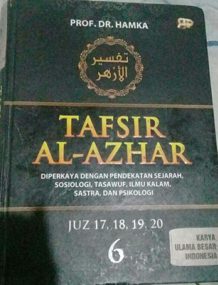 Hamka: Tafsir Al Azhar 6 (Indonesian language, 2015, Gema Insani)