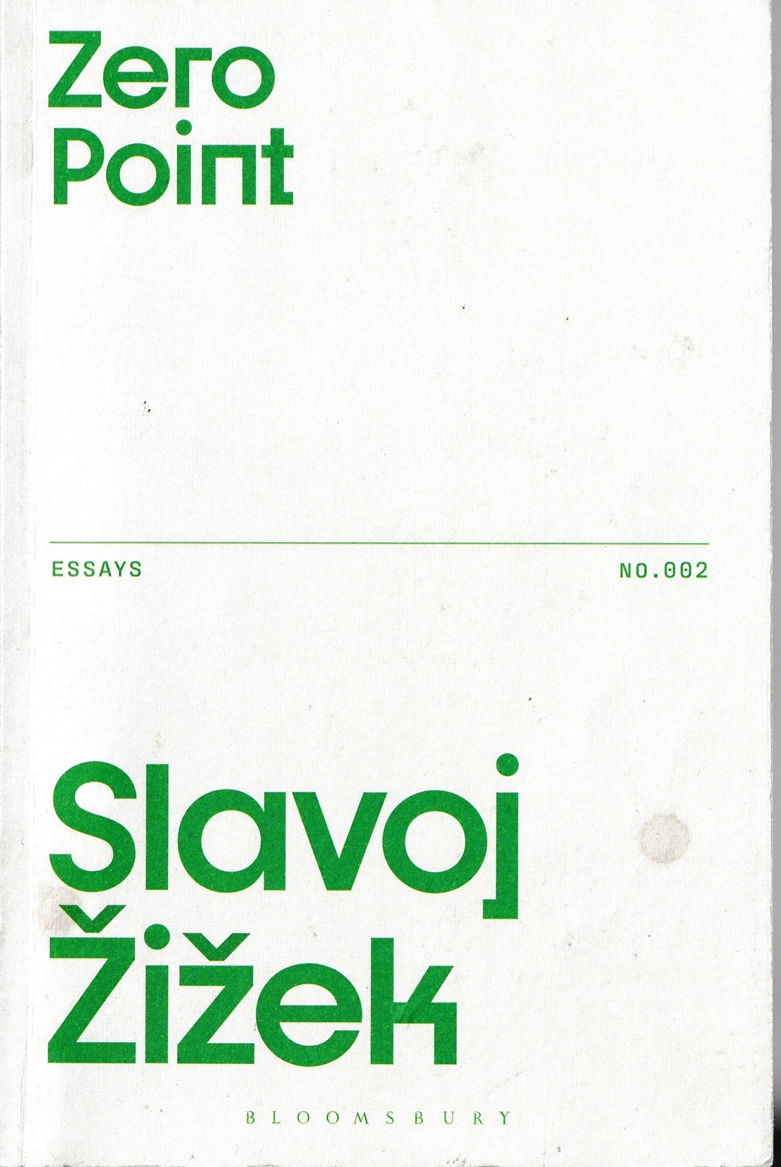 Slavoj Zizek: Zero Point (2025, Bloomsbury Publishing Plc)