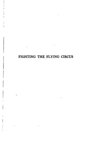 Eddie Rickenbacker: Fighting the flying circus (1919, Frederick A Stokes Company)