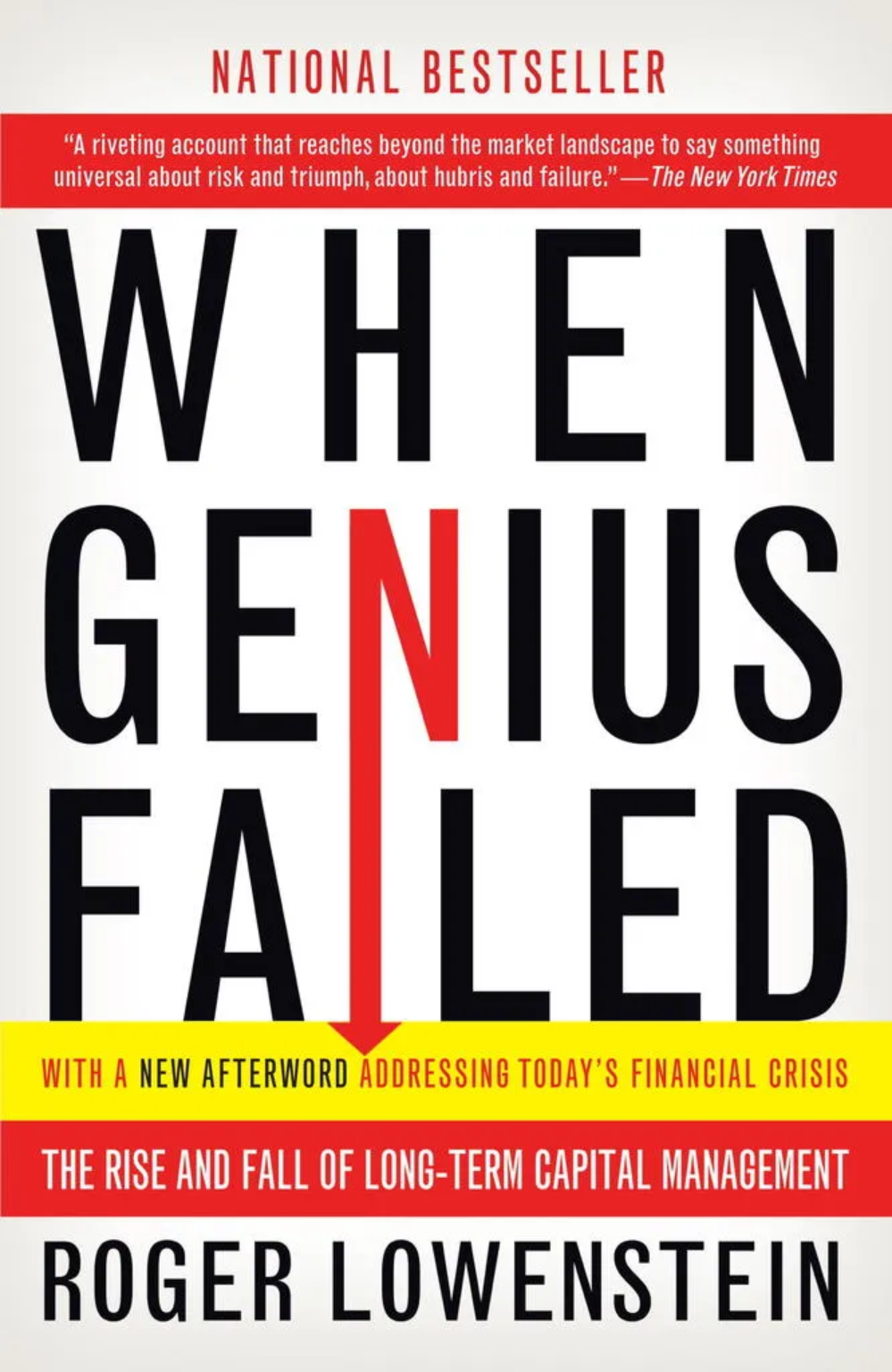 Roger Lowenstein: When Genius Failed (Paperback, 2001, Random House Trade Paperbacks)