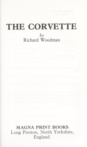 Richard Woodman: Corvette (Paperback, 1990, G K Hall & Co)